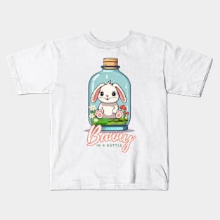 Bunny in a Bottle Kids T-Shirt